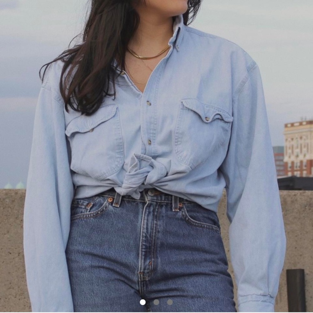 Jean Button Down